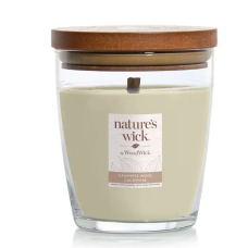 Ароматична свічка з ароматом кашеміру Woodwick Nature’s Wick Cashmere Wool 284 г - фото №1