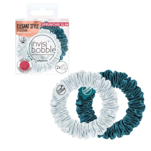 Резинка-браслет для волосся Invisibobble Sprunchie slim Cool as Ice - фото №1