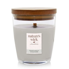 Ароматична свічка з ароматом димної ванілі Woodwick Nature’s Wick Smoked Vanilla 284 г - фото №1
