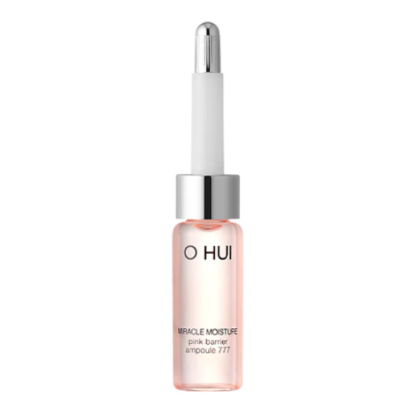 Відновлююча гелева ампула з керамідами O HUI Miracle Moisture Pink Barrier Ampoule 7 мл - фото №1