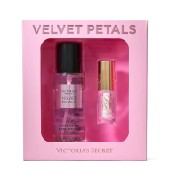 Подарунковий набір Victoria's Secret Velvet Petals mist & Clear Lip Glow Gift Set - фото №1