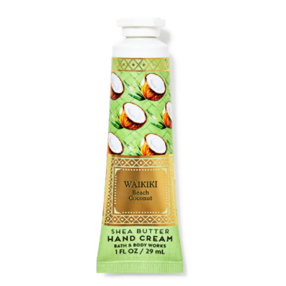 Парфумований крем для рук Bath & Body Works Hand Cream Waikiki Beach Coconut 29 мл - фото №1