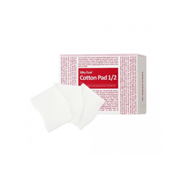 Подвійні бавовняні педи MediPeel Silky Cotton Dual Cotton Pad 1 уп - 40 шт - фото №1