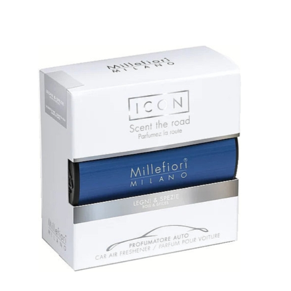 Ароматизатор в авто Millefiori Milano Legni & Spezie Blue Classic - фото №1