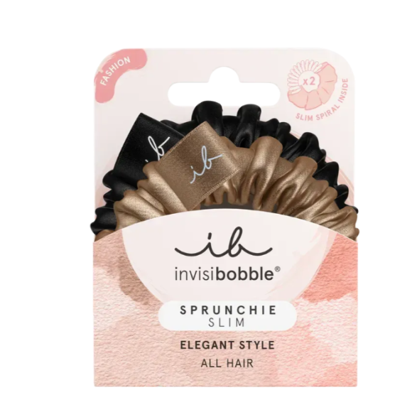 Резинка-браслет для волосся Invisibobble Sprunchie Slim True golden - фото №1