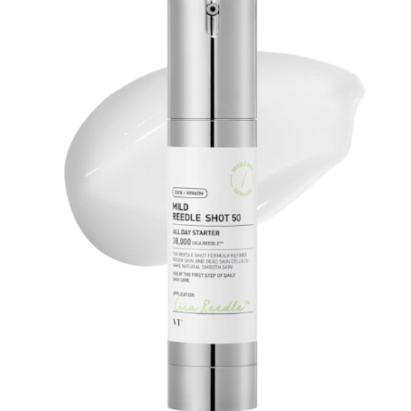 Сыворотка-бустер с микроиглами для улучшения текстуры кожи VT Cosmetics Mild Reedle Shot 50 50 мл - фото №1