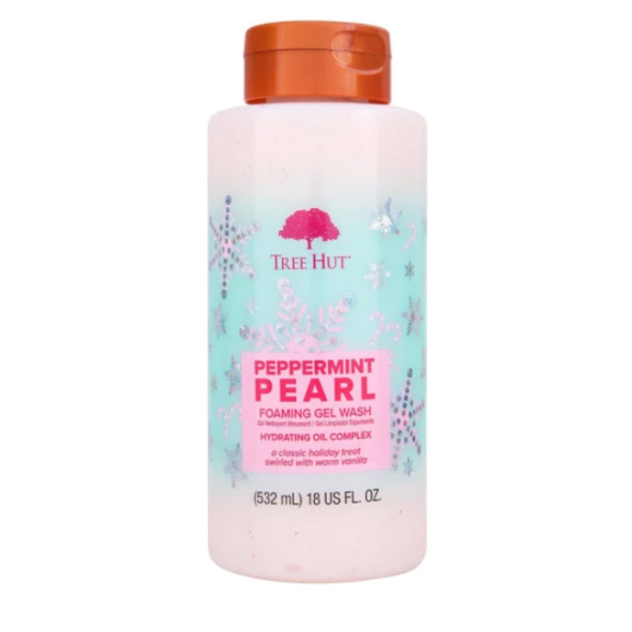 Гель для душу Tree Hut Peppermint Pearl Foaming Gel Wash 532 мл - фото №1
