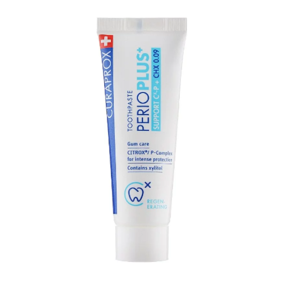 Гель для порожнини рота Curaprox Perio Plus+ Support 0.09 CHX 10 мл - фото №1