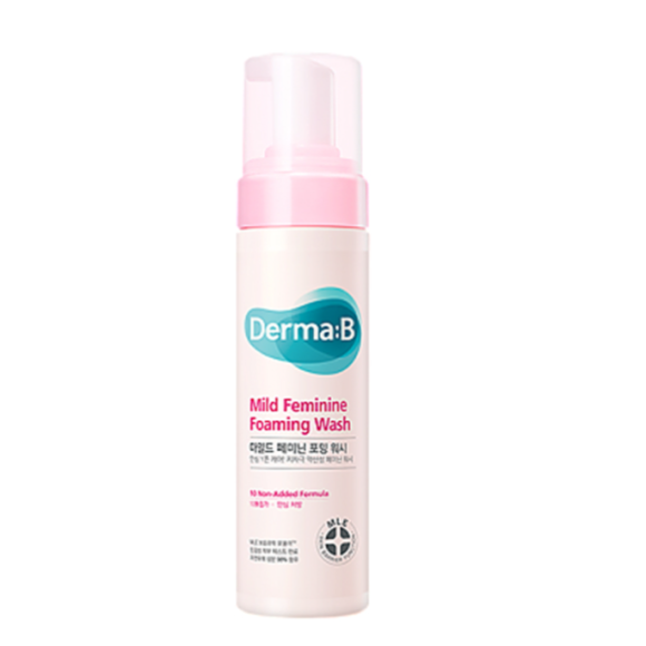 Слабокислотна пінка для жіночої гігієни Derma-B Mild Feminine Foaming Wash 200 мл - фото №1
