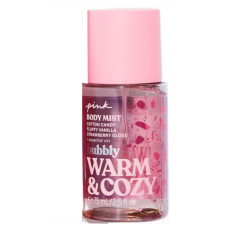 Парфюмированный спрей Victoria's Secret PINK Bubbly Warm & Cozy body mist 75 мл - фото №1