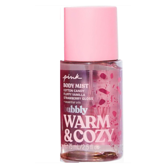 Парфумований спрей Victoria's Secret PINK Bubbly Warm & Cozy body mist 75 мл - фото №1