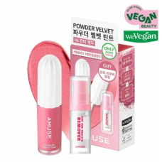 Набір для губ: тінт та ремувер Amuse Powder velvet tint Set 06 Rose Cherry Set - фото №1