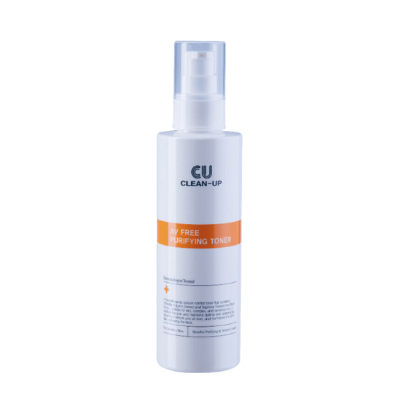 Протизапальний тонер для проблемної шкіри CU SKIN Clean Up AV Free Purifying Toner 180 мл - фото №1