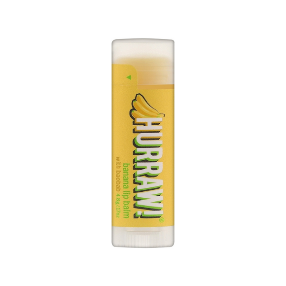 Бальзам для губ з ароматом «Банан»Hurraw! Banana Lip Balm 4,8 г - фото №1