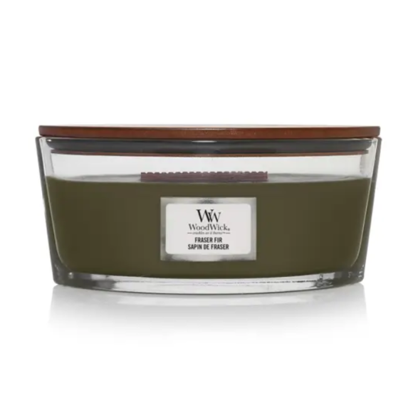 Ароматична свічка з ароматом свіжозрізаної ялини Woodwick Ellipse Frasier Fir 453 г - фото №1