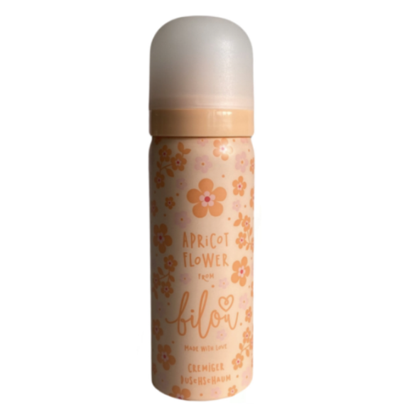 Міні-пінка для душу  Bilou Apricot Flower Shower Foam 50 мл - фото №1
