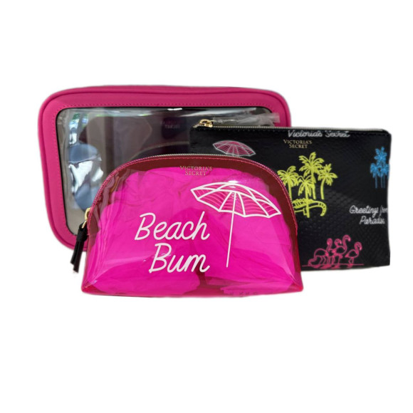  Набір косметичок 3 в 1 Victoria's Secret set of cosmetic bags - фото №1