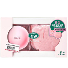 Набір стійкого матового кушона + змінний блок + брелок-чохол Clio Kill Cover the New Founwear Cushion Peach Edition SPF 50+ PA+++ 4 Ginger  - фото №1