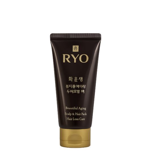 Преміальна укріплююча маска Ryo Beautiful Aging Camellia Scalp & Hair Pack 60 мл - фото №1