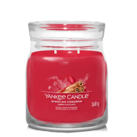 Ароматична свічка Sparkling Cinnamon Medium Yankee Candle 368 г - фото №1