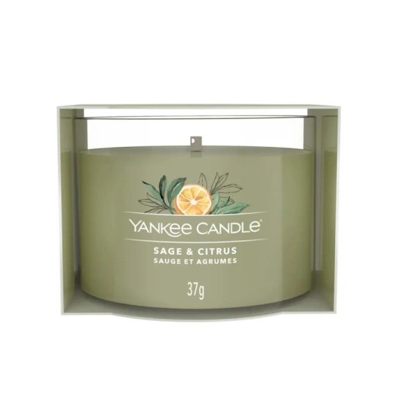 Ароматична свічка Sage & Citrus Mini Yankee Candle 37 г - фото №1