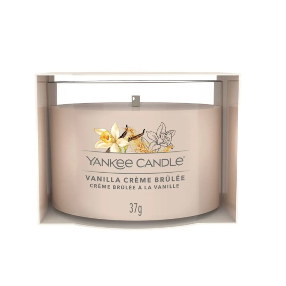 Ароматична свічка Vanilla Crème Brulee Mini Yankee Candle 37 г - фото №1