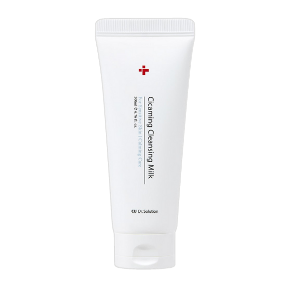 Очищуюче молочко з центеллою CU Skin Dr.Solution Cicaming Cleansing Milk 200 мл - фото №1