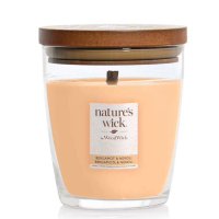 Ароматична свічка з ароматом бергамоту та неролі Woodwick Nature’s Wick Bergamot & Neroli 284 г - фото №1