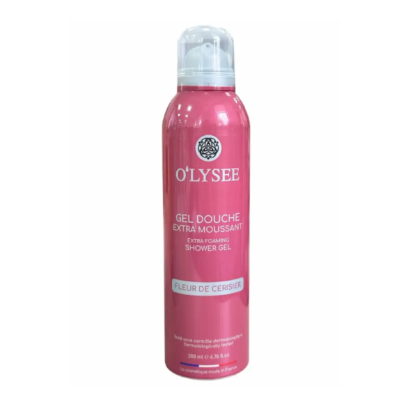 Гель-пінка для душу Olysee Extra Foaming Shower Gel Fleur de Cerisier 200 мл - фото №1