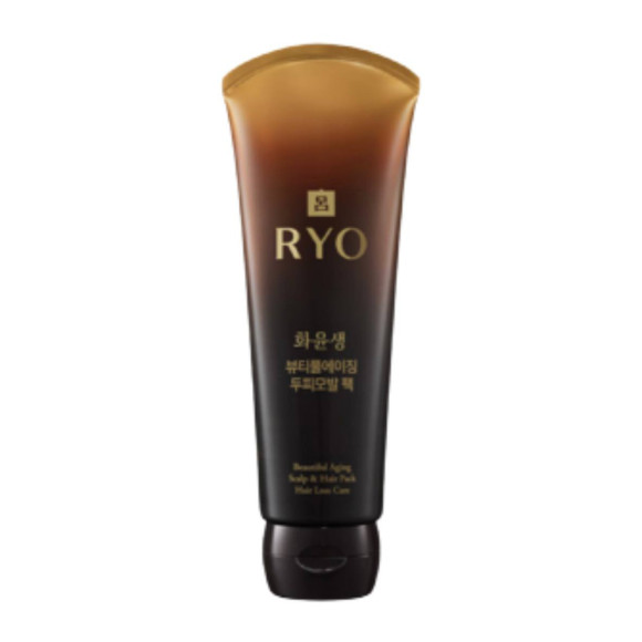 Преміальна укріплююча маска Ryo Beautiful Aging Camellia Scalp & Hair Pack 230 мл - фото №1