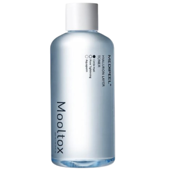 Зволожуючий тонер для обличчя MediPeel Mooltox Hyaluron Layer Toner 300 мл - фото №1