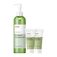 Набір гідрофільної олії та двух міні пінок для вмивання Manyo Herb Green Cleansing Oil Special Set - фото №1