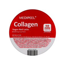 Моделююча маска з лактобактеріями для обличчя MediPeel Vegan Red Lacto Collagen Modeling Cup Pack 28 г - фото №1