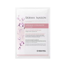 Коллагеновая маска для лица MediPeel Derma maison wrinkle collagen facial mask 1 шт - 23 мл - фото №1