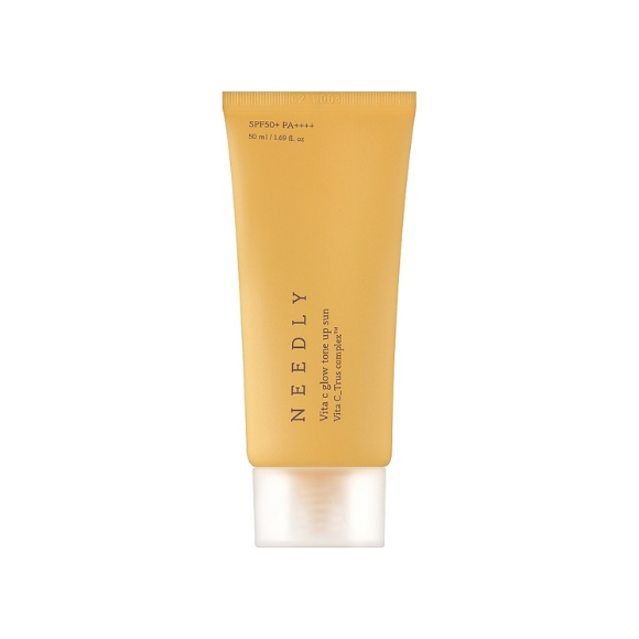 Сонцезахисний крем з ефектом освітлення та сяйва Needly Vita C Glow Tone Up Sun SPF 50+ PA++++ 50 мл - фото №1