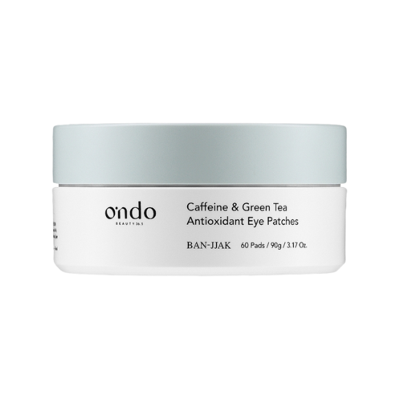 Гідрогелеві антиоксидантні патчі для шкіри навколо очей Ondo Beauty 36.5 Caffeine & Green Tea Antioxidant Eye Patches 1 уп.-60 шт. - фото №1