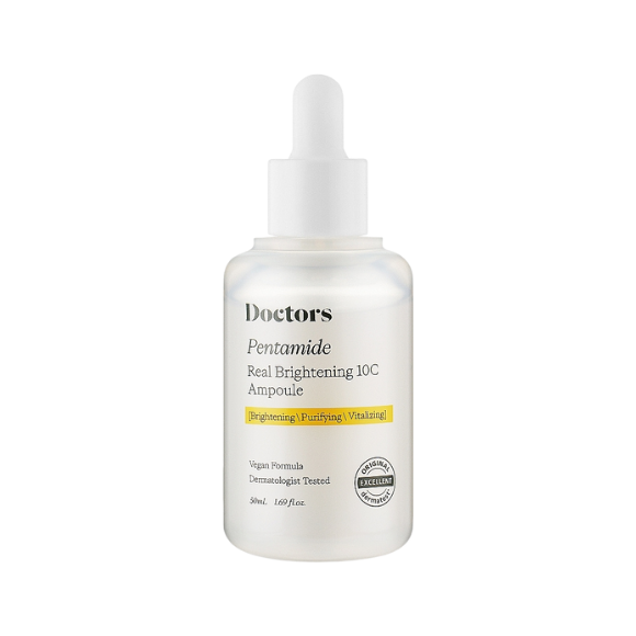 Сироватка для освітлення та рівного тону шкіри Doctors Pentamide Real Brightening 10C Ampoule 50 мл - фото №1