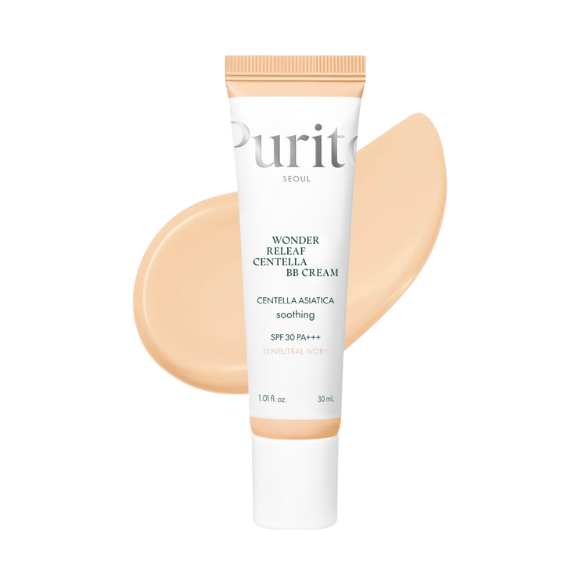 ВВ крем з екстрактом центелли Purito Seoul Wonder Releaf Centella BB Cream (№13 Neutral Ivory) 30 мл - фото №1