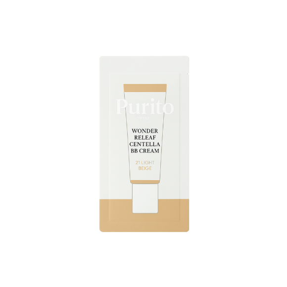 ВВ крем з  екстрактом центелли Purito Cica Clearing BB Cream 21 тон , 1 мл - фото №1
