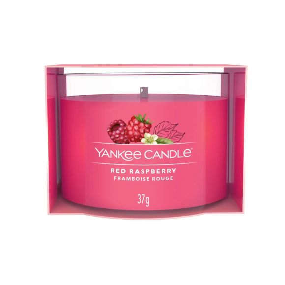 Ароматична свічка Red Raspberry Mini Yankee Candle 37 г - фото №1