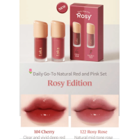 Набір міні тінтів для губ Laka Fruity Glam Tint Mini Duo Rosy Edition 1,9 г х 2 шт - фото №1