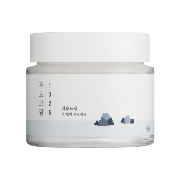 Зволожувальний крем з морською водою Round Lab 1025 Dokdo Cream 80 мл - фото №1