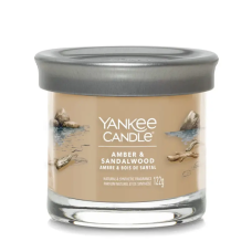 Ароматическая свеча Amber & Sandalwood Small Yankee Candle 122 г - фото №1