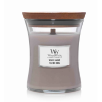 Ароматична свічка з ароматом кедра і тліючого вугілля Woodwick Medium Wood Smoke 275 г - фото №1