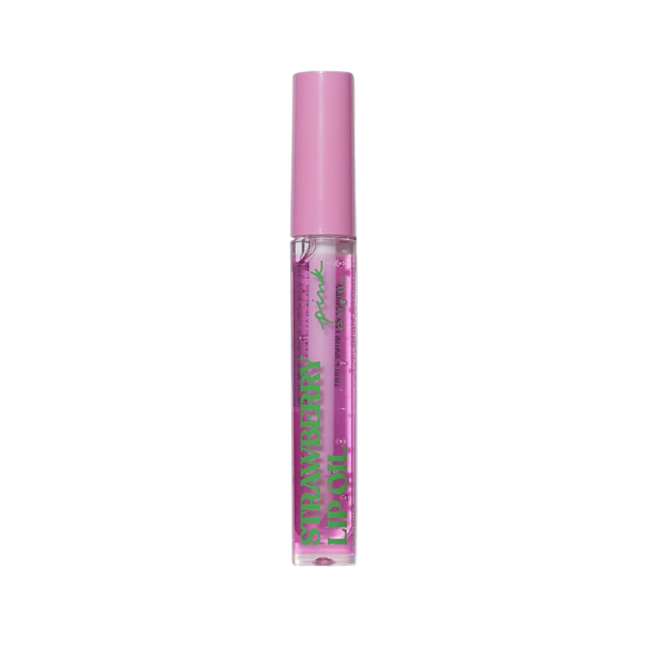 Глянцевое масло для губ с ароматом клубники Victoria's Secret Pink Strawberry  Lip oil 3.1 г - фото №1