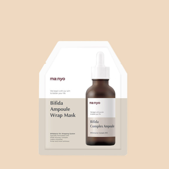 Маска гідрогелева з біфідобактеріями Manyo Bifida Ampoule Wrap Mask - фото №1