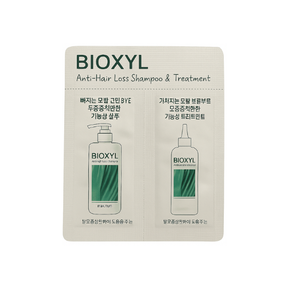 Набір проти випадіння волосся Manyo Bioxyl Anti-Hair loss Shampoo & Treatment 8+6 мл - фото №1