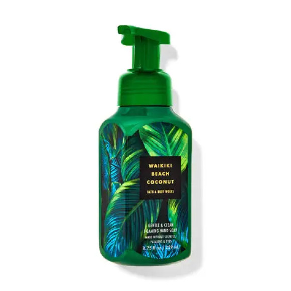 Рідке мило-пінка для рук Bath and Body Works Waikiki Beach Coconut hand soap 259 мл - фото №1