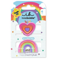 Заколка для волосся invisibobble CLIPSTAR GLOW KIDS Happy Heart - фото №1