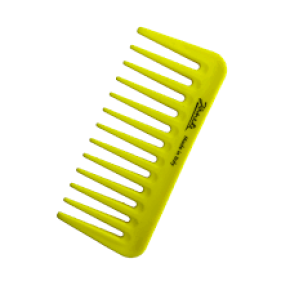Гребінець для волосся  жовтий Janeke Mini Supercomb Yellow - фото №1